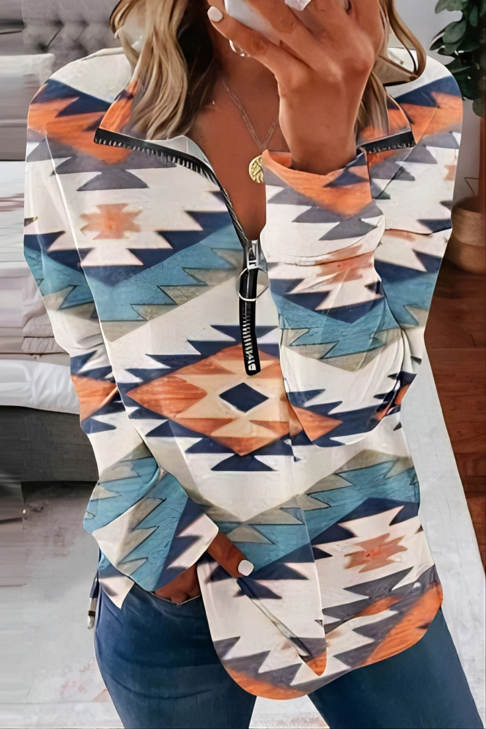 Variant image for Dam Vinterklänning Långärmad Polyester Modern Stil-4