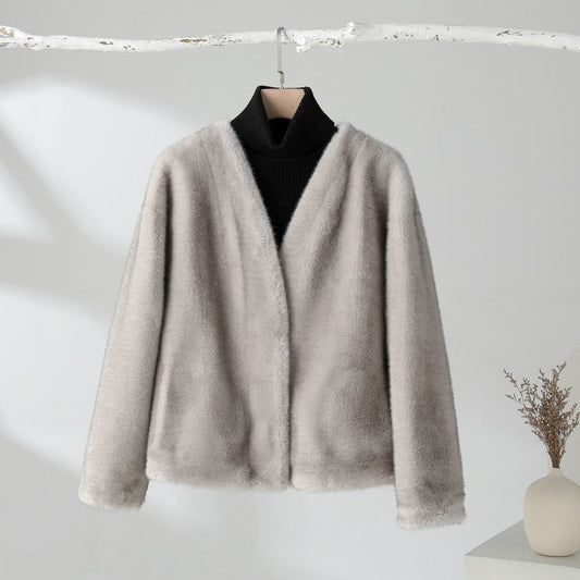 Damjacka Velour Elegant Design För Festliga Tillfällen-1