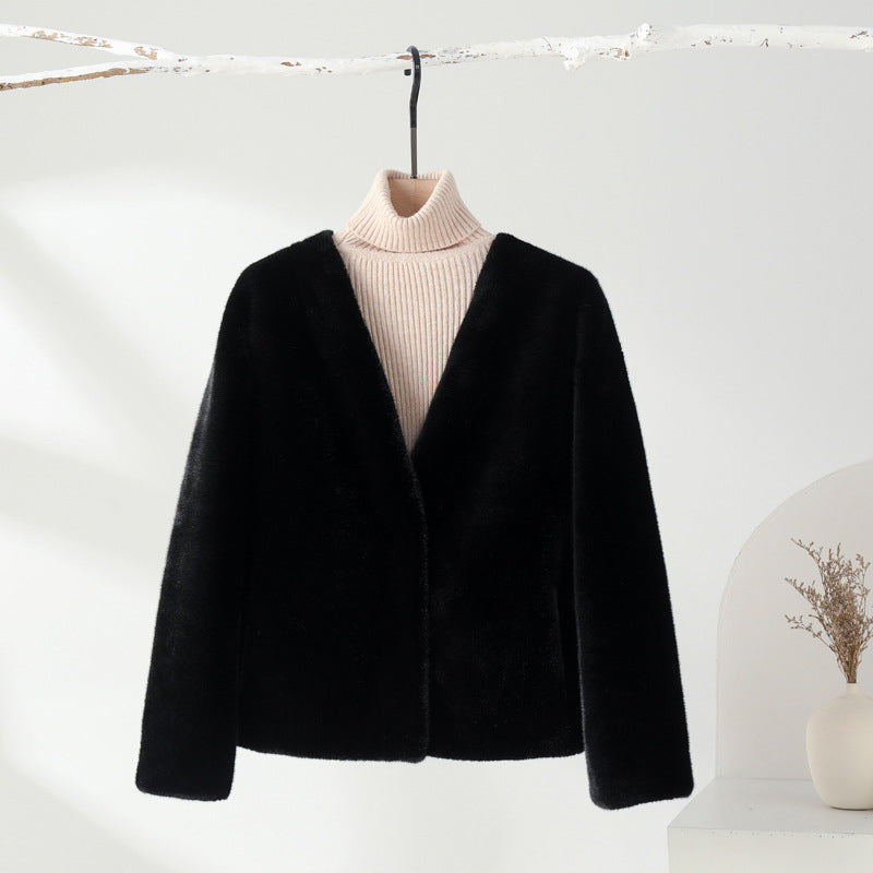 Damjacka Velour Elegant Design För Festliga Tillfällen-5