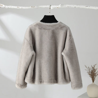 Damjacka Velour Elegant Design För Festliga Tillfällen-3