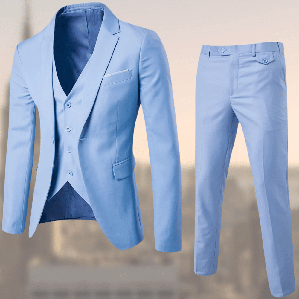 Variant image for Herr Kostym Väst Bröllop Skräddarsydd Polyester Uppsättning-25