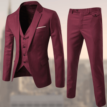 Variant image for Herr Kostym Väst Bröllop Skräddarsydd Polyester Uppsättning-33