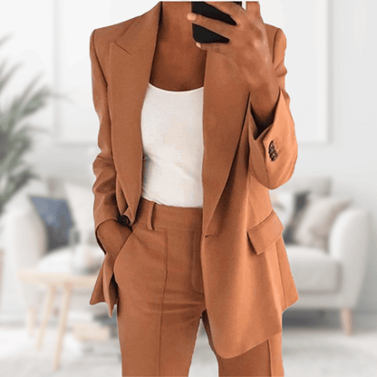 Herr Kostym Bröllop Elegant Slim Fit 100% Ull-6