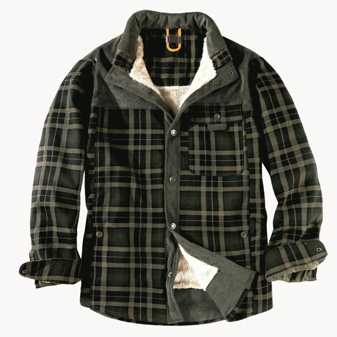 Herr Fleecejacka Modern Design i Högkvalitativ Fleece-6