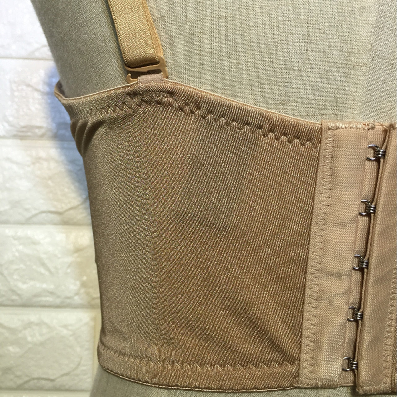 Dam Bustier Geometriskt Mönster Justerbara Remmar Polyester Spandex 4