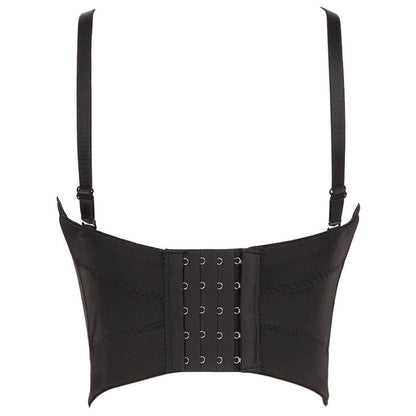 Dam Bustier med Pärlapplikation Justerbar Polyester-3