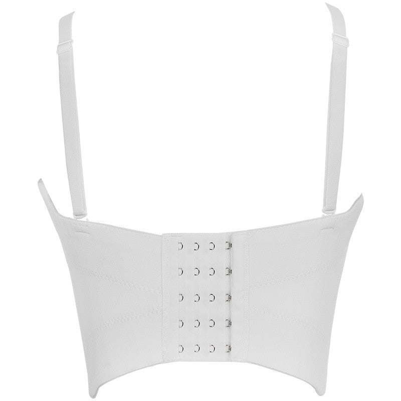 Dam Bustier Justerbar Polyester Nylon med Dekorationer-5
