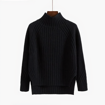 Dam Turtleneck Tröja Mysig Rullkrage Mjukt Material-5