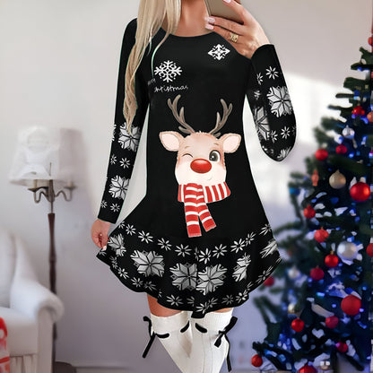 Variant image for Kvinna Mini Klänning Festlig Lätt Material-46