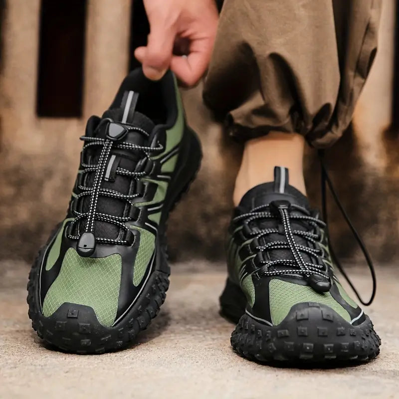 Herr Bergskor Vattentät Läder för Utomhusaktiviteter-4