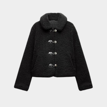 Lång Vinterrock Dam Trendig Design 100% Polyester-3