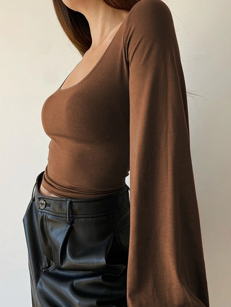 Röd Festtopp Dam med Mångsidig Design i Högkvalitativt Tyg – Perfekt för Vardag och Fest 7