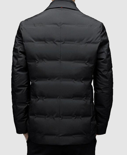 Herrar Parkas Jacka Vadderad För Kalla Dagar Elegant Design Högkvalitativt Material-4