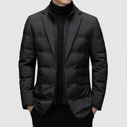 Herrar Parkas Jacka Vadderad För Kalla Dagar Elegant Design Högkvalitativt Material-1