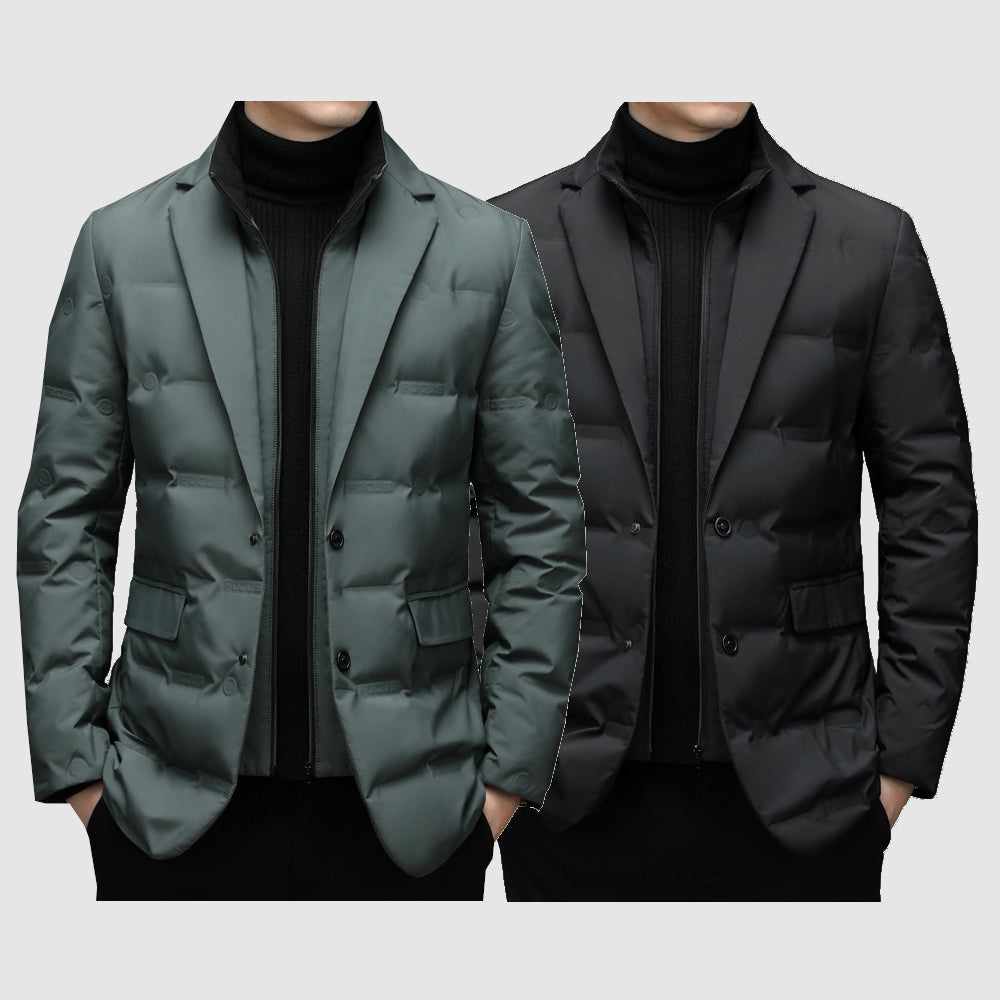 Herrar Parkas Jacka Vadderad För Kalla Dagar Elegant Design Högkvalitativt Material-2