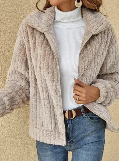 Damjacka Modern Design Polyester för Höst och Vinter-2