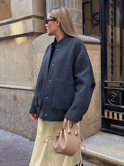 Variant image for Damjacka Chic Vinterdesign Mjuk Ull Vind- och Vattenavvisande-9