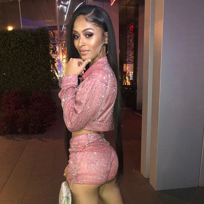 Dam Kort Klänning V-ringad Polyester för Fest och Sommar-4