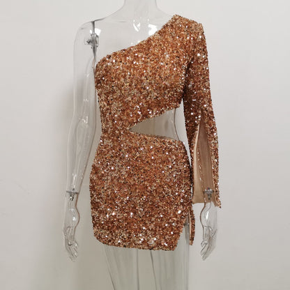 Kvinnors Axellös Klänning Lutande Halsringning Polyester Mini Etui-4