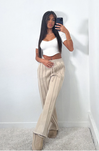 Variant image for Dam Joggers Raka Ben Mjuk Bomull Avslappnad Passform-4