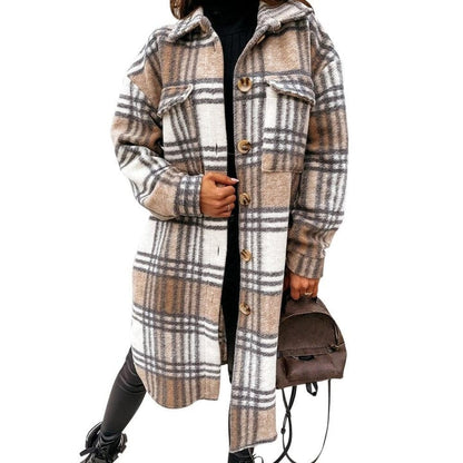 Kvinnors Jacka Klassisk Design Högkvalitativt Tyg-2