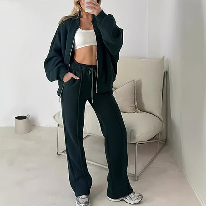 Variant image for Dam Casual Set Långärmad Tröja med Dragkedja Polyester-25