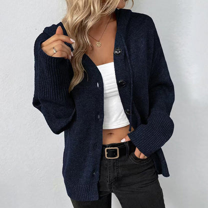 Variant image for Kvinnors Tröja med Huva och Sladdstam i Mjuk Polyester-36