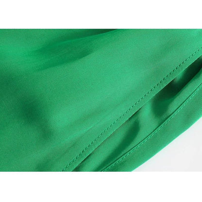 Snygga Byxor Dam Vintage Lösa Polyester med Fickor-4