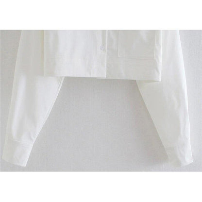 Herrskjorta Lång Ärmar Täckbar Krage Polyester Normal Passform-6