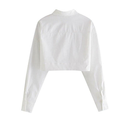 Herrskjorta Lång Ärmar Täckbar Krage Polyester Normal Passform-2