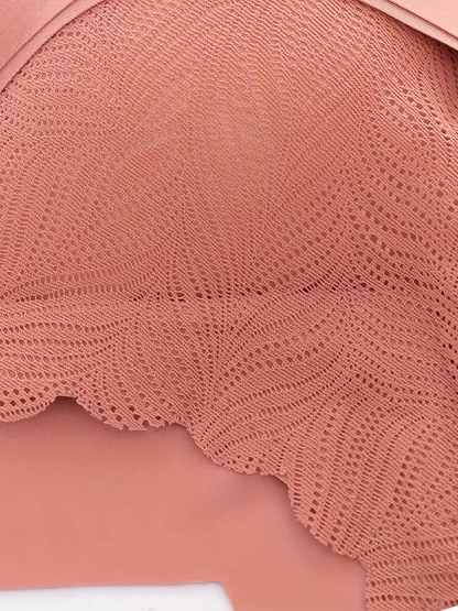 Dam BH Trådlös Sömlös Korskorsning Nylon-3