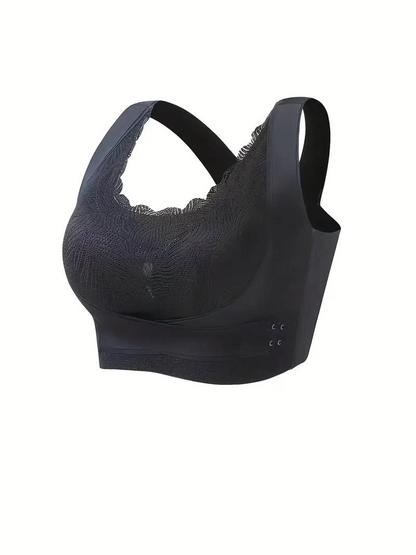 Dam BH Trådlös Sömlös Korskorsning Nylon-6