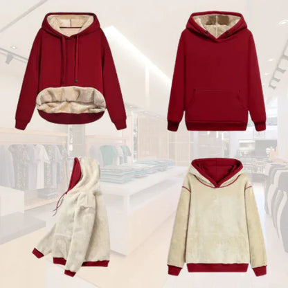 Dam Vändtröja Reversibel Mysig Bomull-2