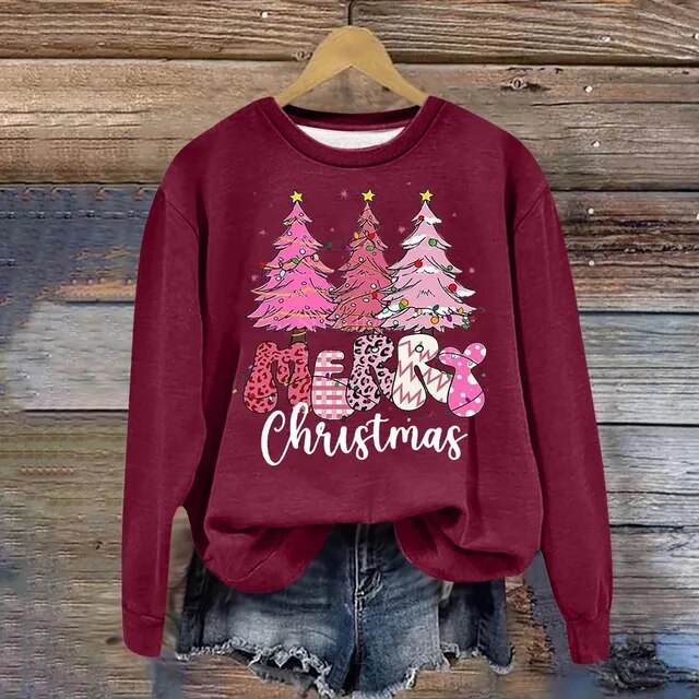 Dam Tröja Avslappnad Design 100% Bomull 7