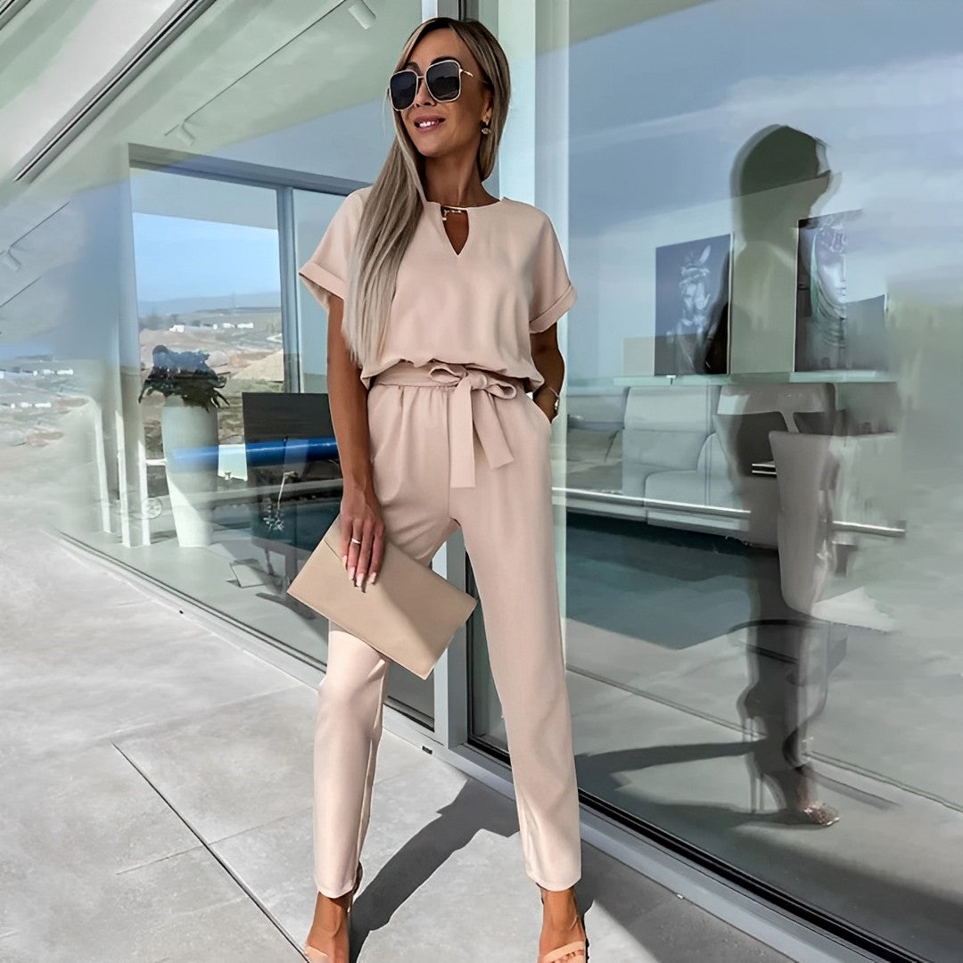 Variant image for Dam Jumpsuit Modern Design Hög Kvalitet Figurnära Silhuett-11