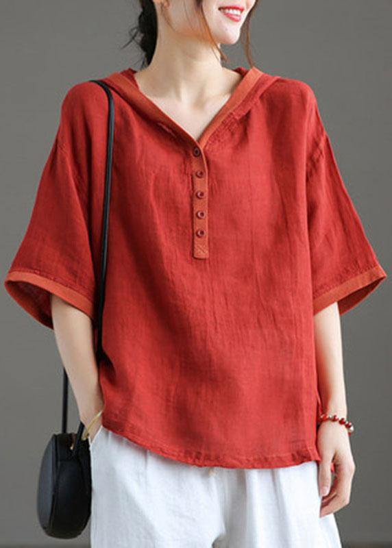 Kvinnors Blusklänning Avslappnad Design Högkvalitativ Bomull-3