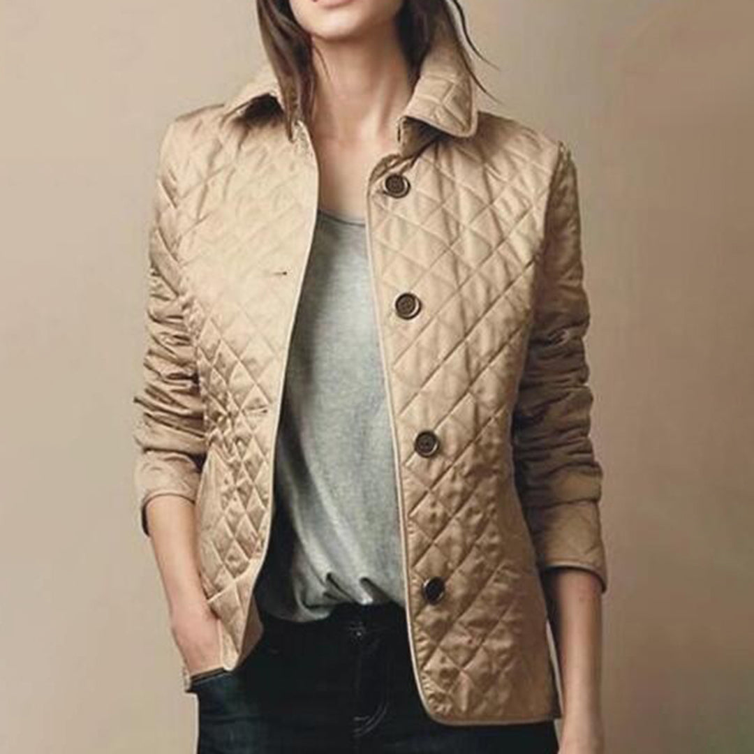 Variant image for Damjacka Modern Silkes-Bomullsmix Smal Passform Polyester-11
