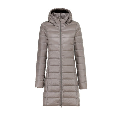 Variant image for Damjacka Medium Längd Vadderad Polyester för Kalla Dagar-15