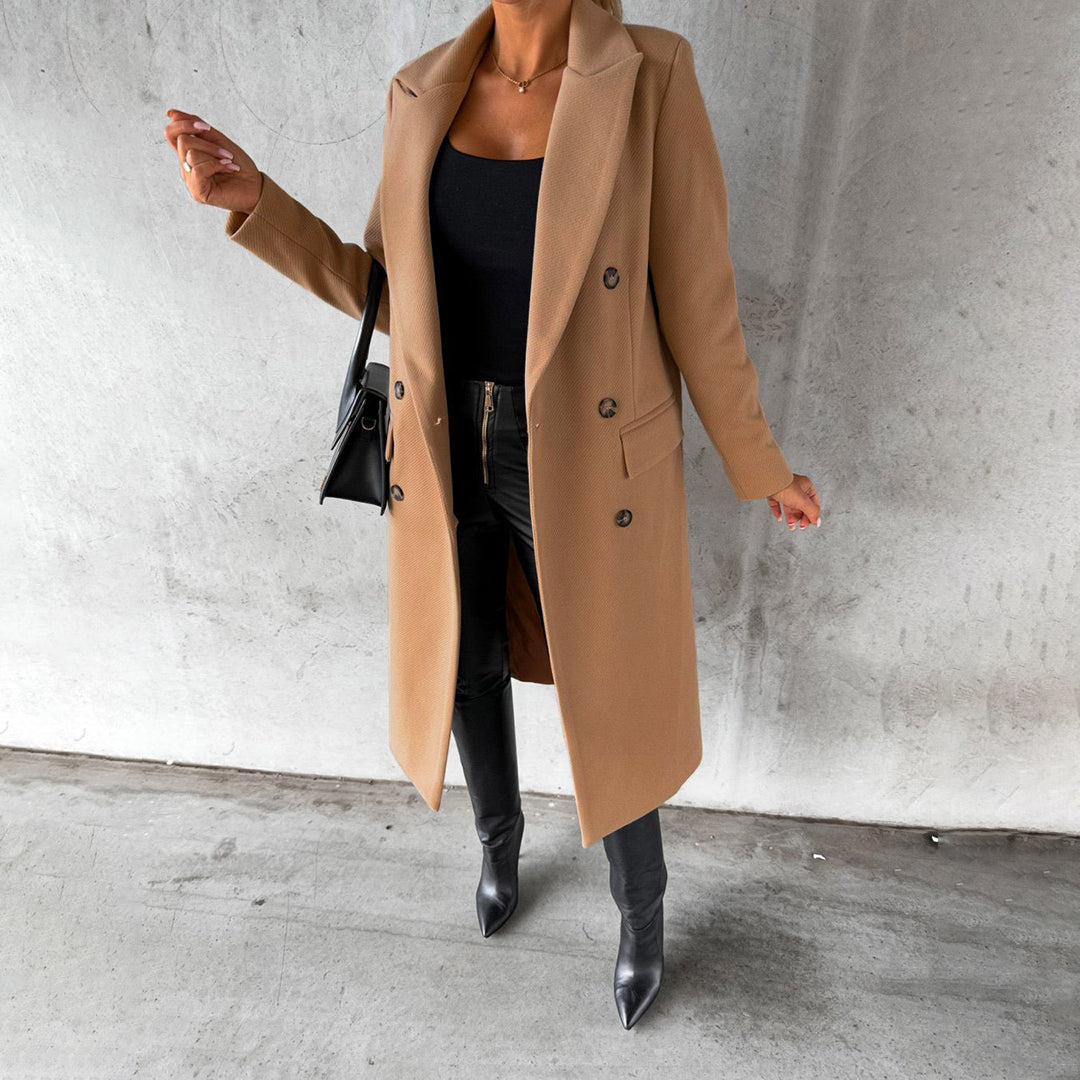 Damenjacke aus Polyester – Moderne Elegante Winterjacke in Schwarz, Blau und Grau, Warm und Bequem, Ideal für Alltag und Festlichkeiten 12