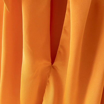 Vit Blus Dam Chiffon Monokrom med Ståkrage-4