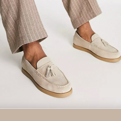 Herrmockasiner Läder Elegant Sommar Komfort-1