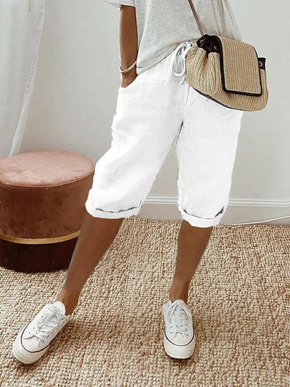 Kvinnors Shorts Elegant Design Högkvalitativt Material-5