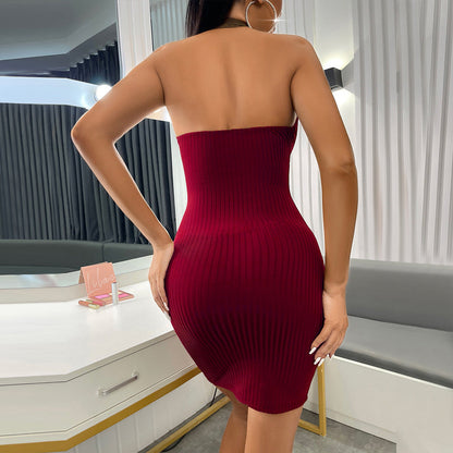 Kvinnor Bodycon Klänning Kortsleeve Polyester 2