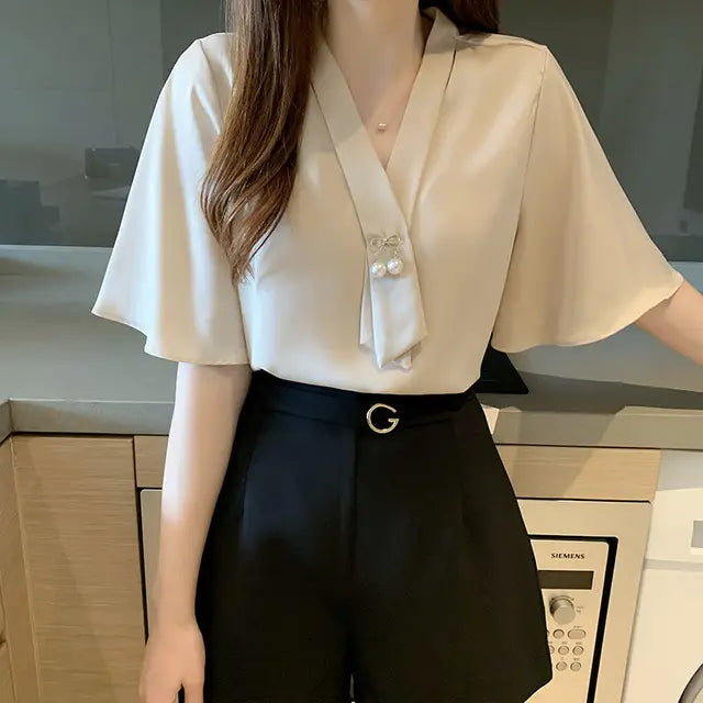 Kvinnors Kemi Klänning Elegant Polyester 2