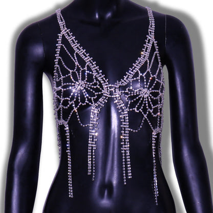 Kvinnors Kroppsmycken Geometrisk Design Koppar Rhinestone 1