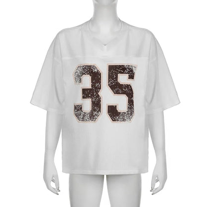 Kvinnors T-Shirt Viskande Design Polyester Spandex 5