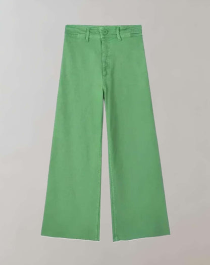 Variant image for Snygga Byxor Dam Hög Midja Raka Tyg-1