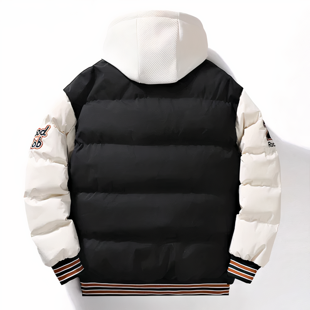 Pojkar Vinterjacka Sportig Design Vattenavvisande Material-2