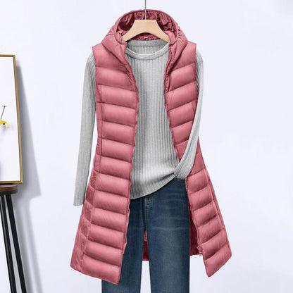 Variant image for Dam Jacka Lång Fodrad Polyester Elegant Bodywarmer-21