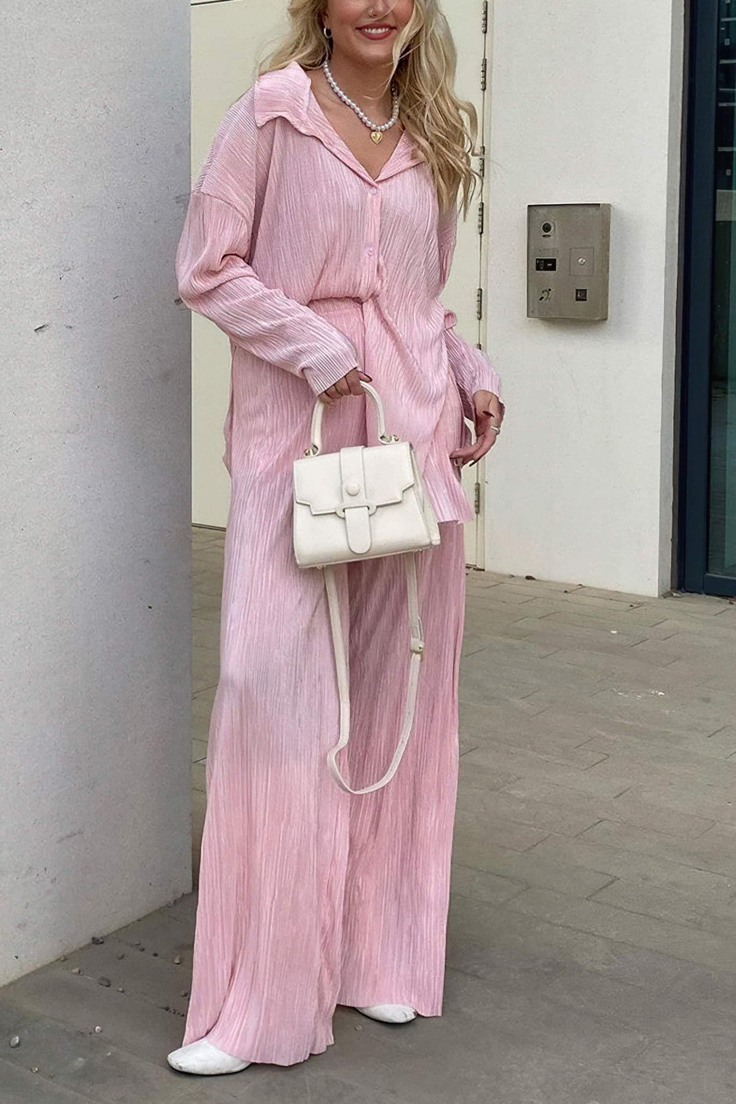 Dam Fritidsdräkt Slim Fit Hålmönster Andningsbar Vävmaterial 10